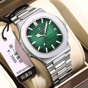 POEDAGAR Luxury Watch Sport Luminous Date Man Clock- Classic